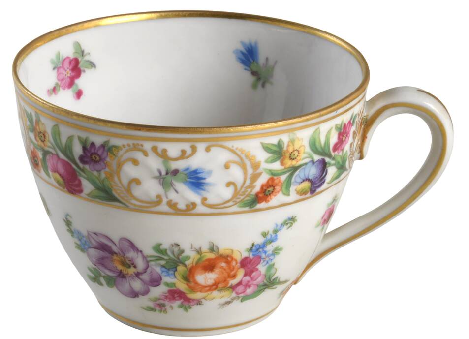 Empress Dresden Flowers Snack Cup