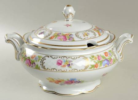 Empress Dresden Flowers Tureen & Lid