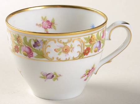 Empress Dresden Flowers Flat Cup