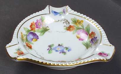 Empress Dresden Flowers 3" Ashtray