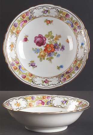 Empress Dresden Flowers Coupe Cereal Bowl