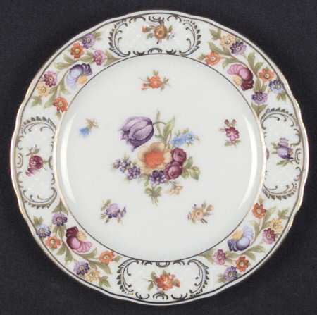 Empress Dresden Flowers Bread & Butter Plate