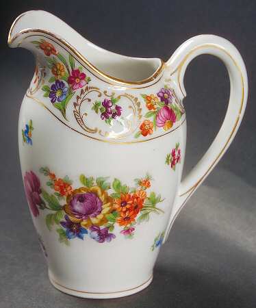 Empress Dresden Flowers 12 Oz Pitcher