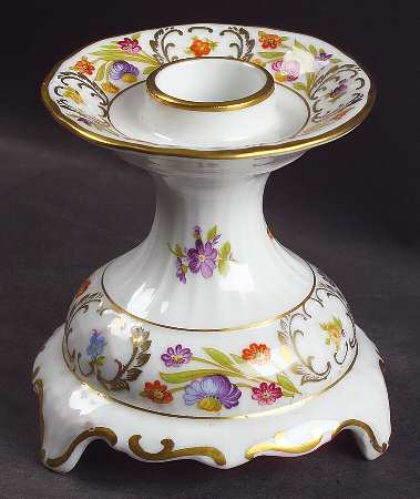 Empress Dresden Flowers 3" Candlesticks
