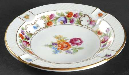Empress Dresden Flowers 5" Ashtray