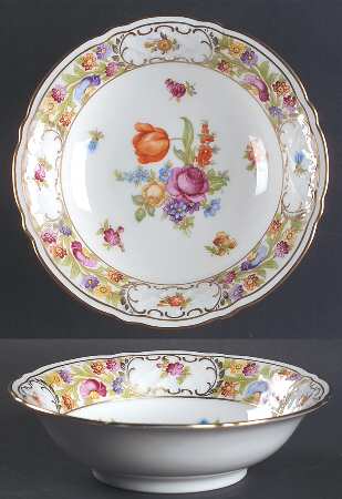 Empress Dresden Flowers Coupe Cereal Bowl