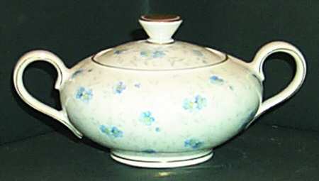 Forget Me Not (Coupe) Sugar Bowl & Lid