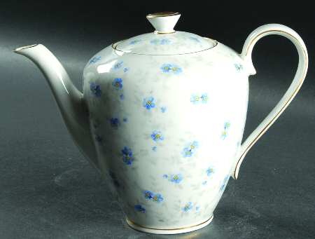 Forget Me Not (Coupe) Mini Coffee Pot & Lid