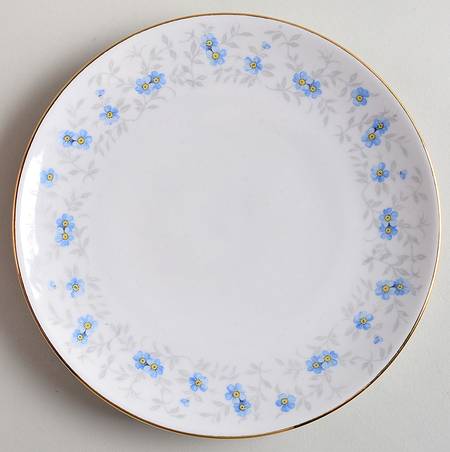 Forget Me Not (Coupe) Salad Plate