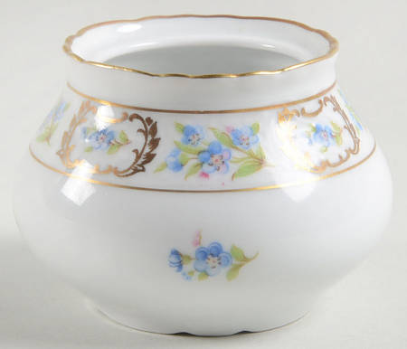 Forget Me Not (Rim, Not Pierced) Mini Sugar Bowl No Lid