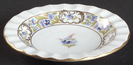 Forget Me Not (Rim, Not Pierced) 4" Ashtray
