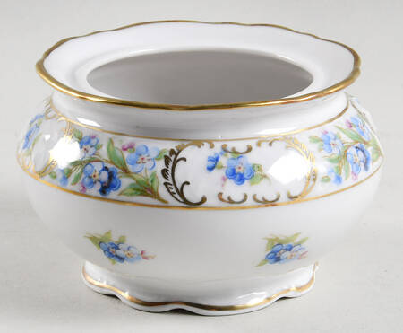 Forget Me Not (Rim, Not Pierced) Mini Sugar Bowl No Lid