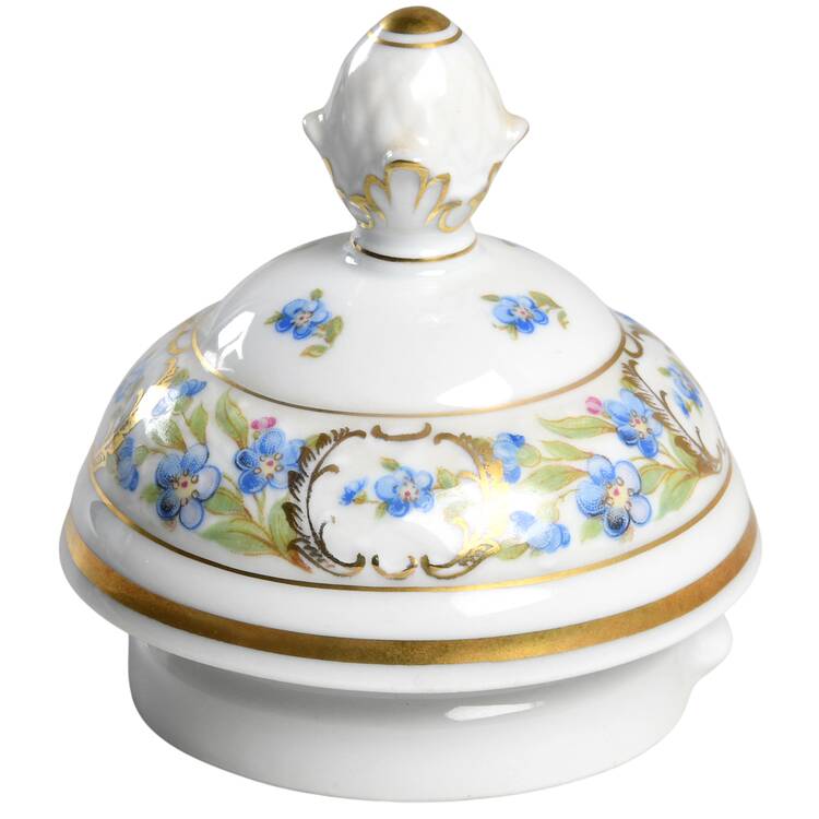 Forget Me Not (Rim, Not Pierced) Coffee Pot No Lid