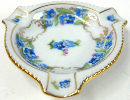 Forget Me Not (Rim, Not Pierced) 3" Ashtray