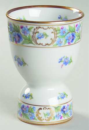 Forget Me Not (Rim, Not Pierced) Double Egg Cup