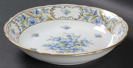 Forget Me Not (Rim, Not Pierced) Coupe Soup Bowl