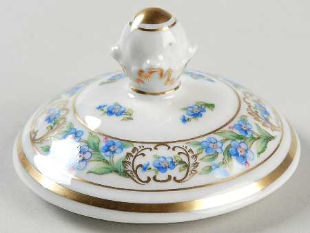 Forget Me Not (Rim, Not Pierced) Lid for Sugar Bowl