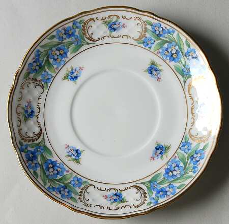 Forget Me Not (Rim, Not Pierced) Saucer for Cream Soup Bowl