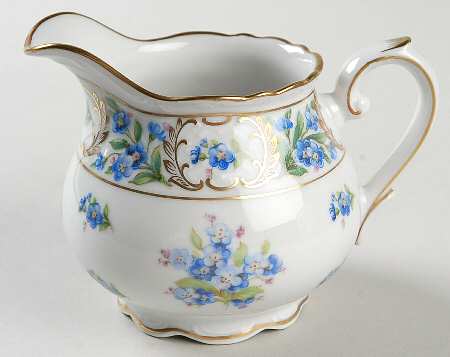 Forget Me Not (Rim, Not Pierced) Creamer