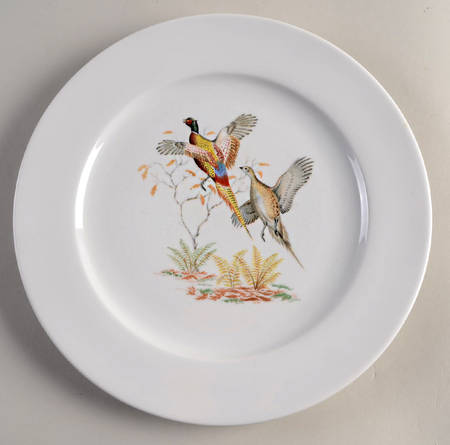 Game Birds Dinner Plate