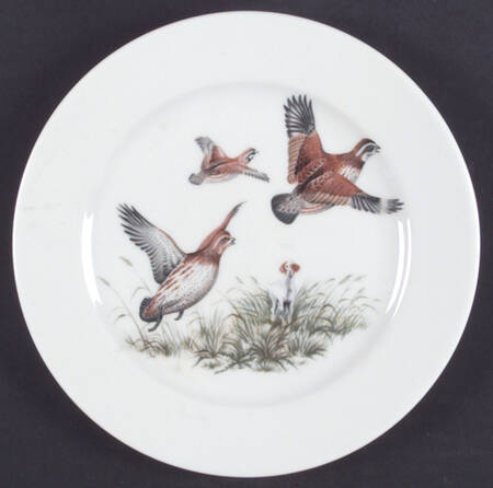 Game Birds Salad Plate