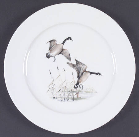 Game Birds Dinner Plate
