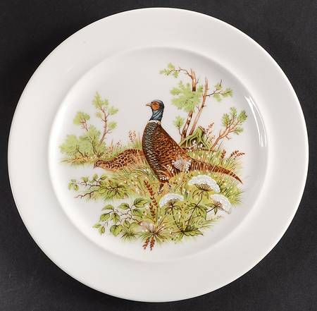 Game Birds Salad Plate
