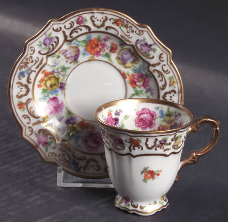 Garland (84287-18450) Footed Demitasse Cup & Saucer Set