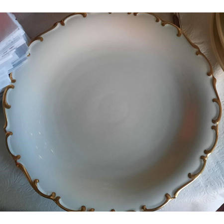 Golden Elegance 12" Chop Plate (Round Platter)