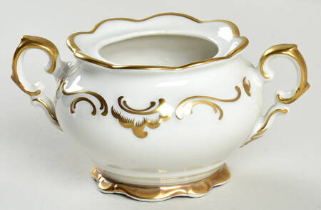 Golden Elegance Sugar Bowl No Lid
