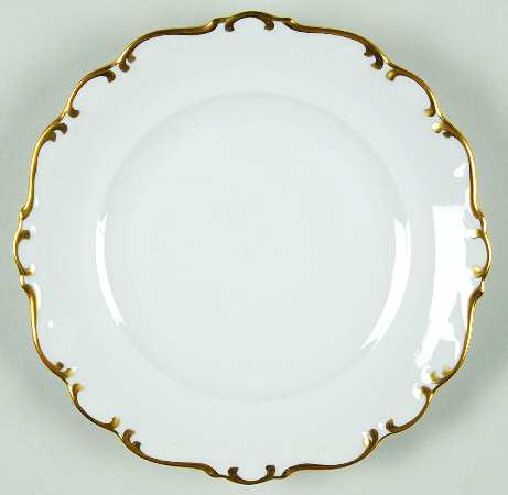 Golden Elegance Bread & Butter Plate