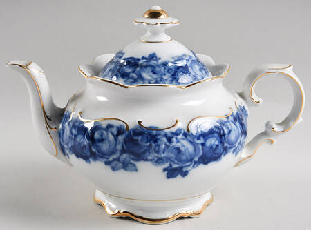 Heirloom Blue Teapot & Lid