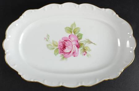 La Vie En Rose 12" Oval Serving Platter