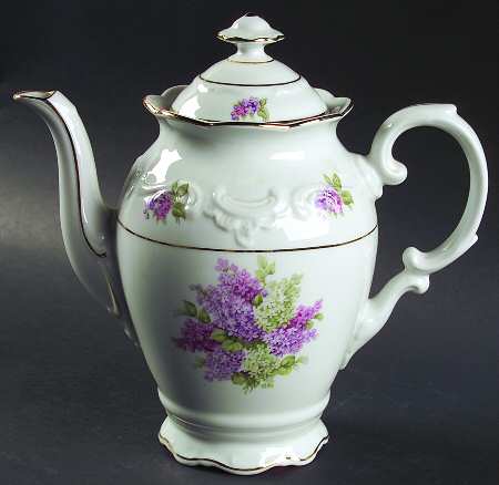 Lilac Coffee Pot & Lid