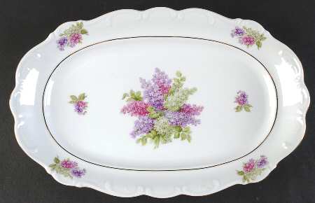Lilac 14" Oval Serving Platter