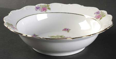 Lilac 9" Round Vegetable Bowl