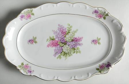 Lilac 12" Oval Serving Platter