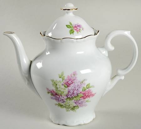 Lilac Teapot & Lid