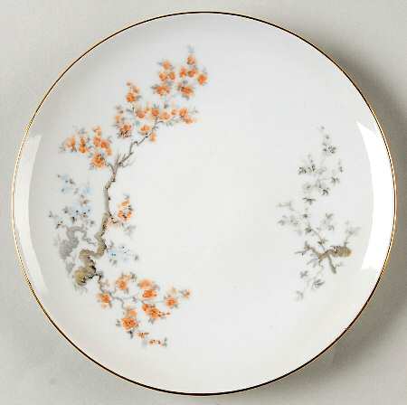 Mandarin Bread & Butter Plate