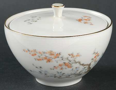 Mandarin Sugar Bowl & Lid