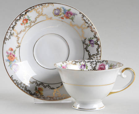 The Meissen Footed Cup & Saucer Set