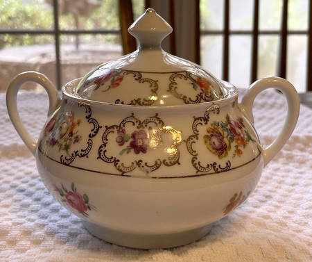 The Meissen Sugar Bowl & Lid