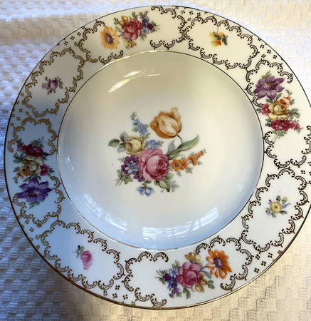 The Meissen Rim Soup Bowl