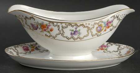 The Meissen Gravy Boat with Attached Underplate