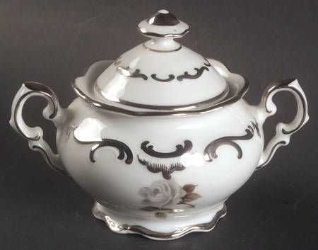 Moon Rose Mini Sugar Bowl & Lid