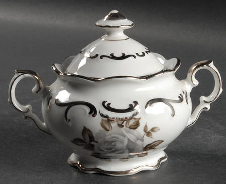Moon Rose Sugar Bowl & Lid