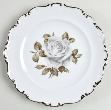 Moon Rose Salad Plate