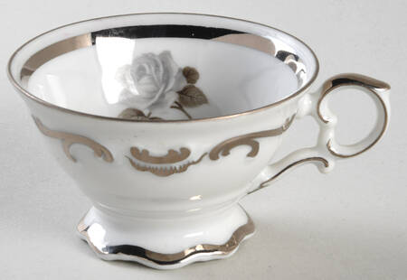 Moon Rose Footed Demitasse Cup