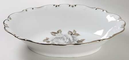 Moon Rose 9" Oval Vegetable Bowl