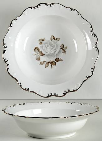 Moon Rose 9" Round Vegetable Bowl